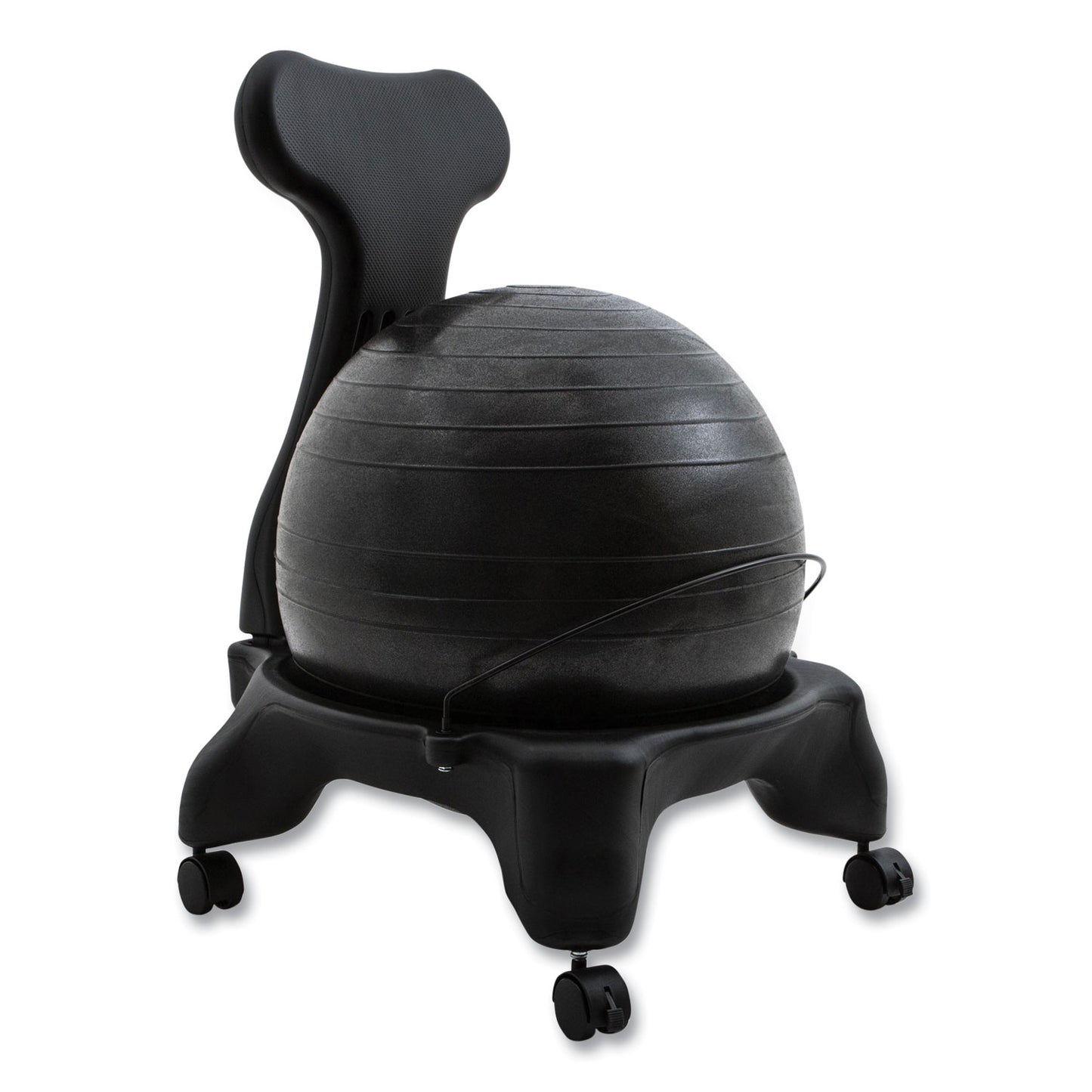 Champion Sports FitPro Ball Chair, Supports Up to 200 lb, Gray